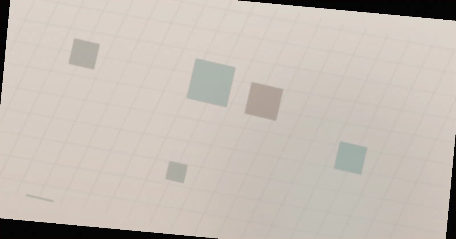 A city grid with predictable value zones and random events